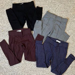 Old navy Stevie ponte pants bundle - small